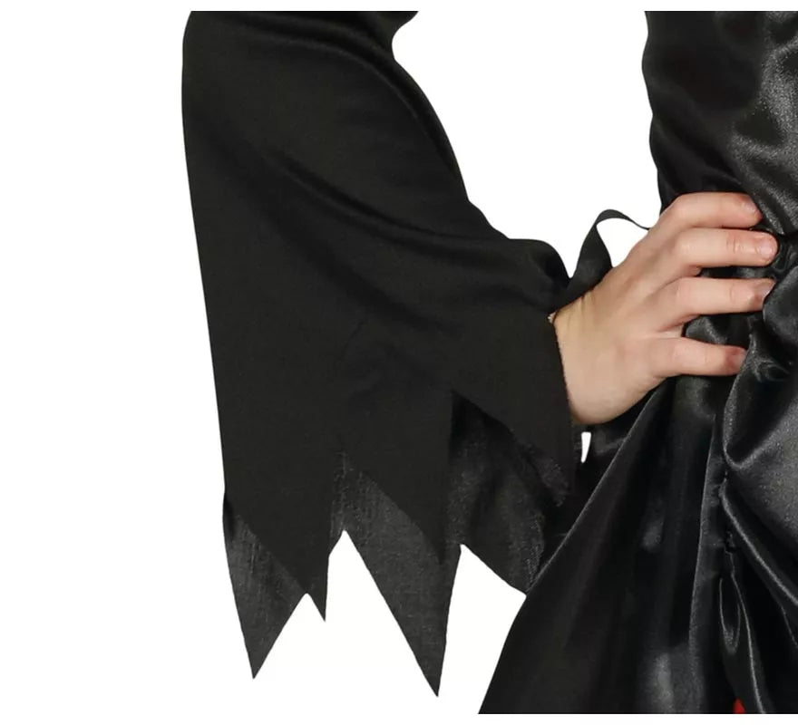 Disfraz de Vampiresa Roja para niña
