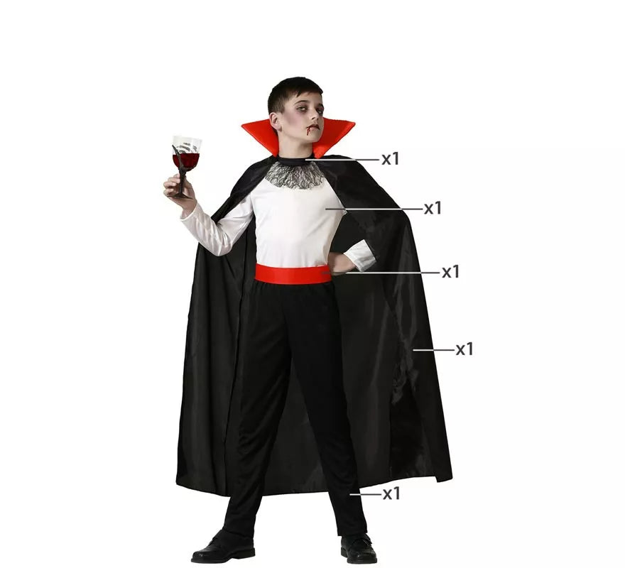 Translation missing: fr.Disfraz de Vampiro Clásico para niño