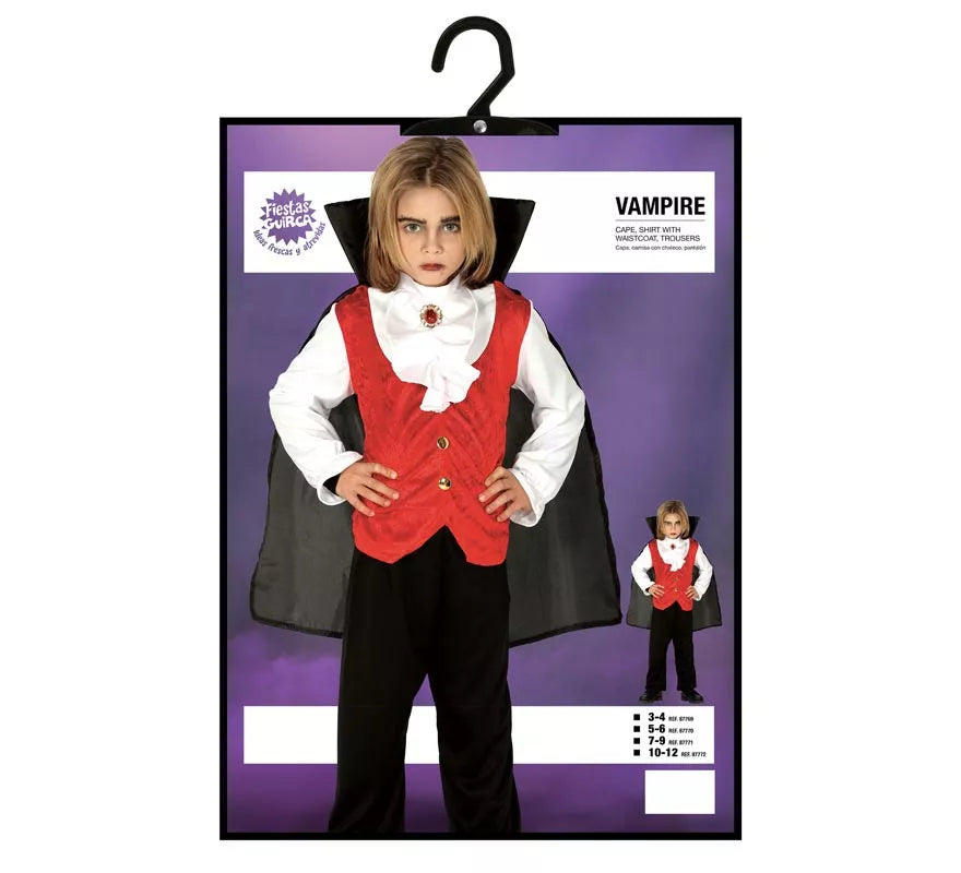 Translation missing: es.Disfraz de Vampiro Clásico para niño