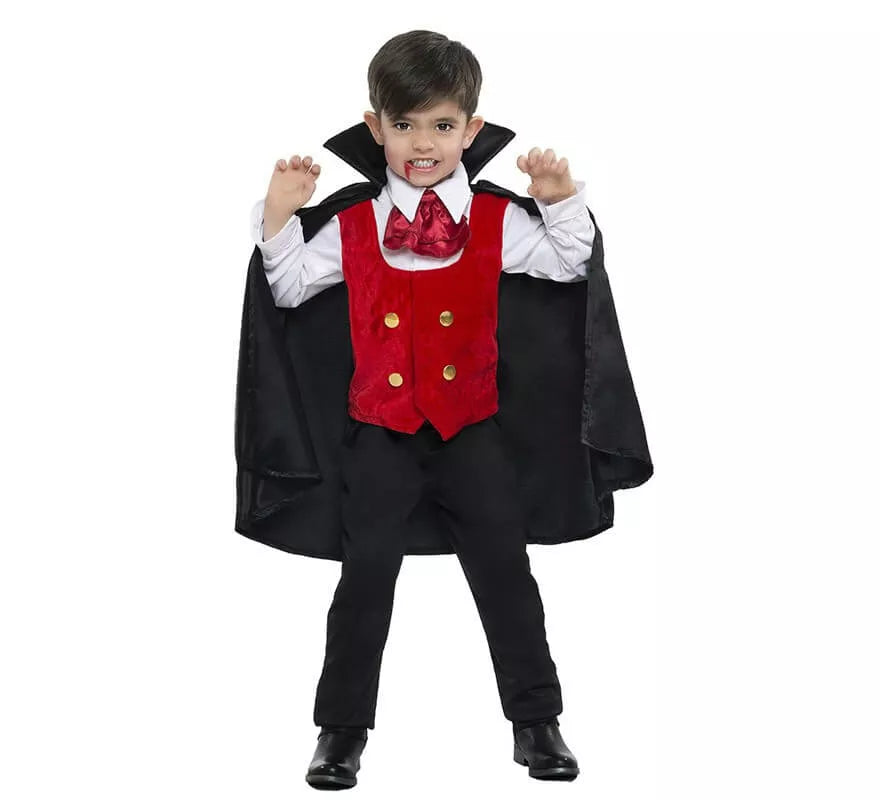 Translation missing: fr.Disfraz de Vampiro con capa para niño