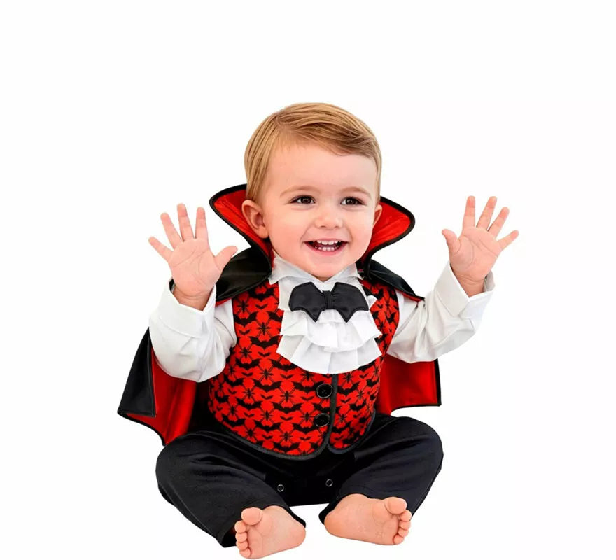Disfraz de Vampiro con Estampado para bebé