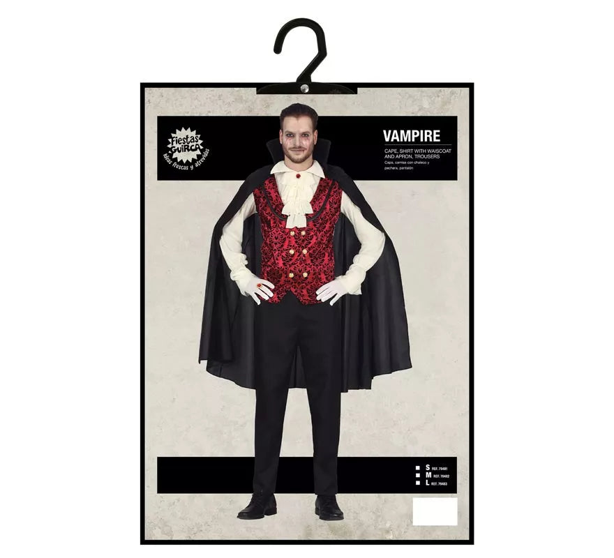 Translation missing: fr.Disfraz de Vampiro Elegante para hombre