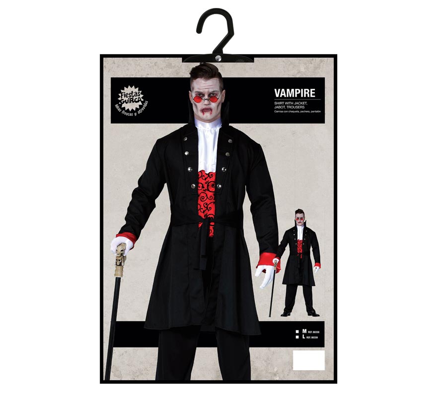 Translation missing: fr.Disfraz de Vampiro Elegante para hombre