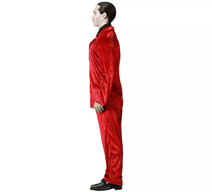 Translation missing: fr.Disfraz de Vampiro Elegante Rojo para hombre