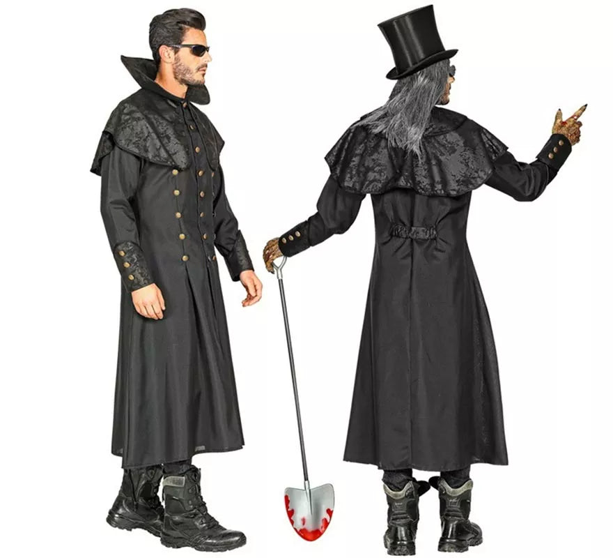 Translation missing: fr.Disfraz de Vampiro Gótico Enterrador para hombre