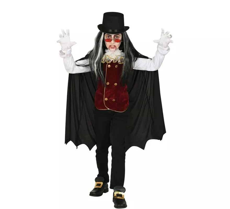 Translation missing: fr.Disfraz de Vampiro Gótico para niño