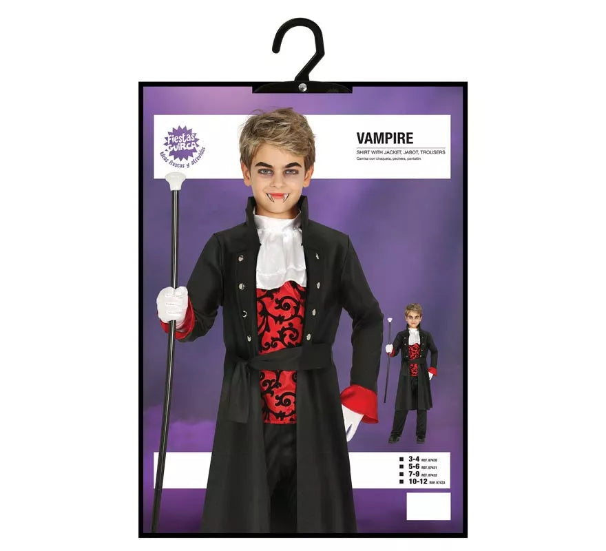 Translation missing: fr.Disfraz de Vampiro Gótico para niño