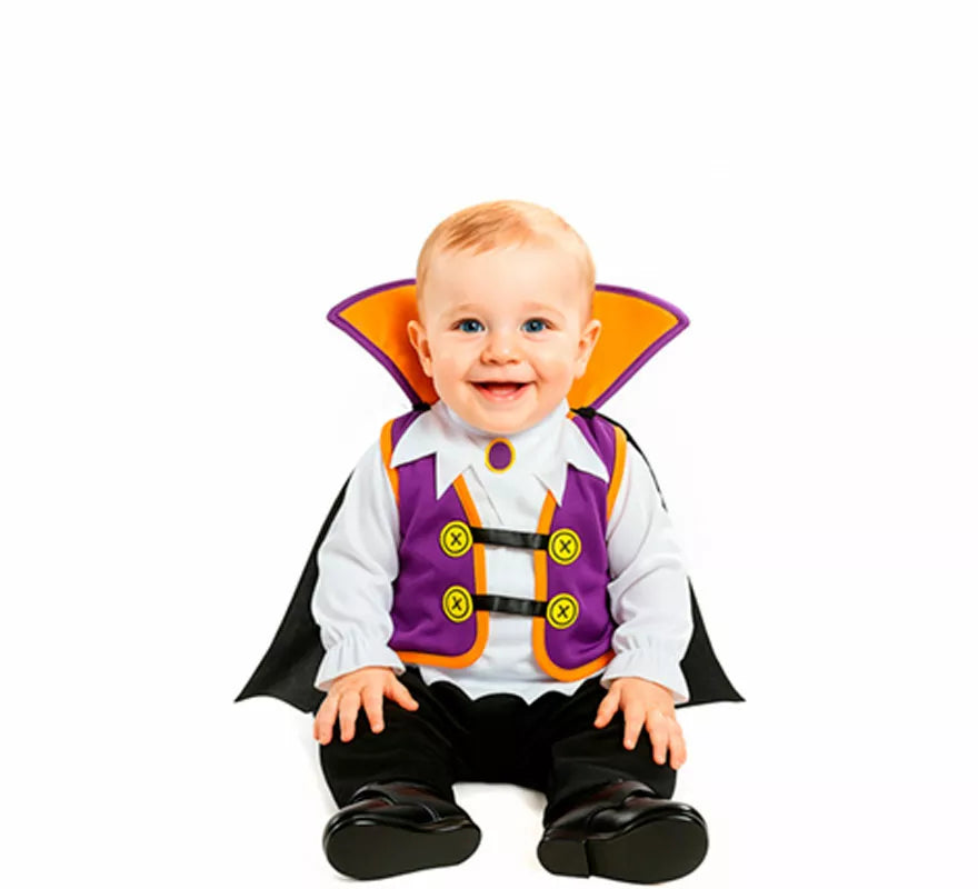 Translation missing: fr.Disfraz de Vampiro Morado para niño y bebé