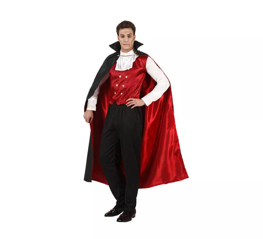 Disfraz de Vampiro o Drácula hombre para Halloween