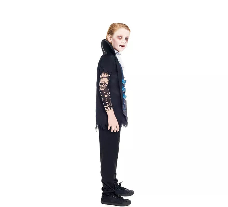 Translation missing: fr.Disfraz de Vampiro Tatuajes para niño