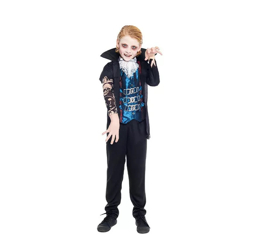 Translation missing: fr.Disfraz de Vampiro Tatuajes para niño