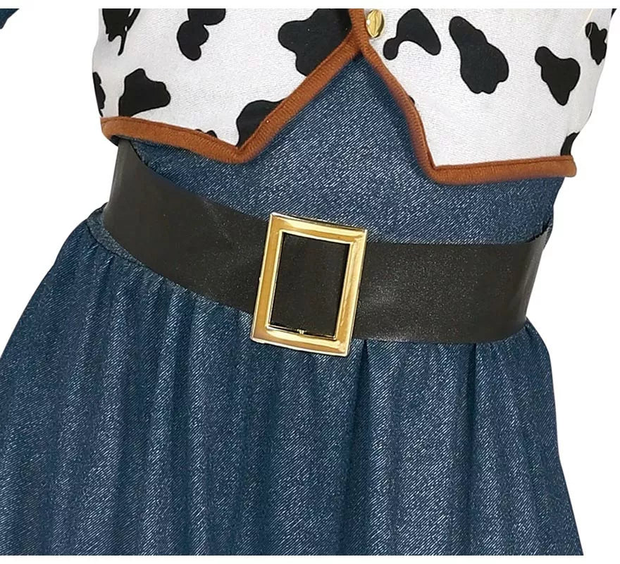 Translation missing: fr.Disfraz de Vaquera con vestido estampado para niña