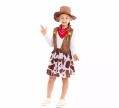 Déguisement de cow-girl occidentale pour fille