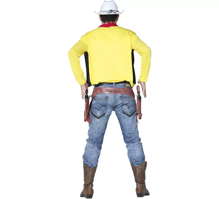 Translation missing: fr.Disfraz de Vaquero amarillo para hombre