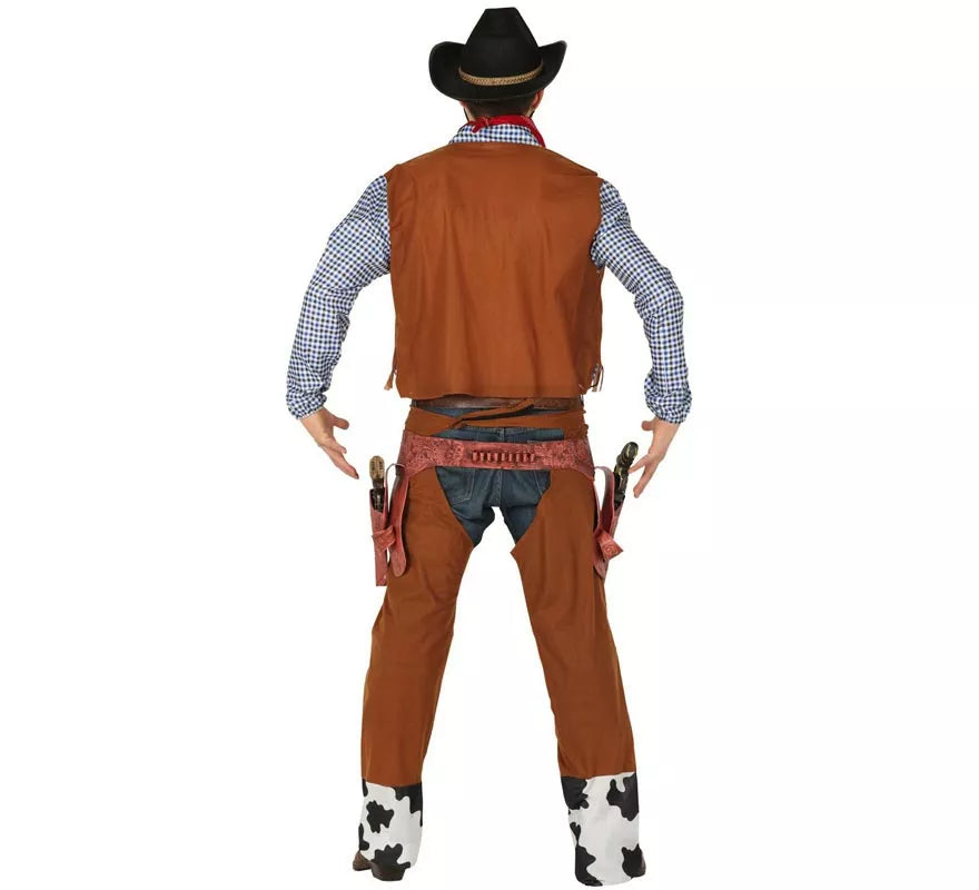 Translation missing: es.Disfraz de Vaquero con Chaleco para hombre