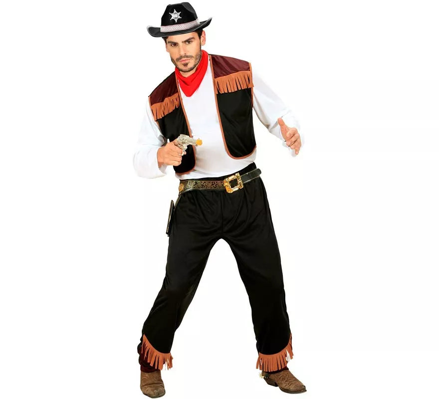 Translation missing: fr.Disfraz de Vaquero con Chaleco para hombre
