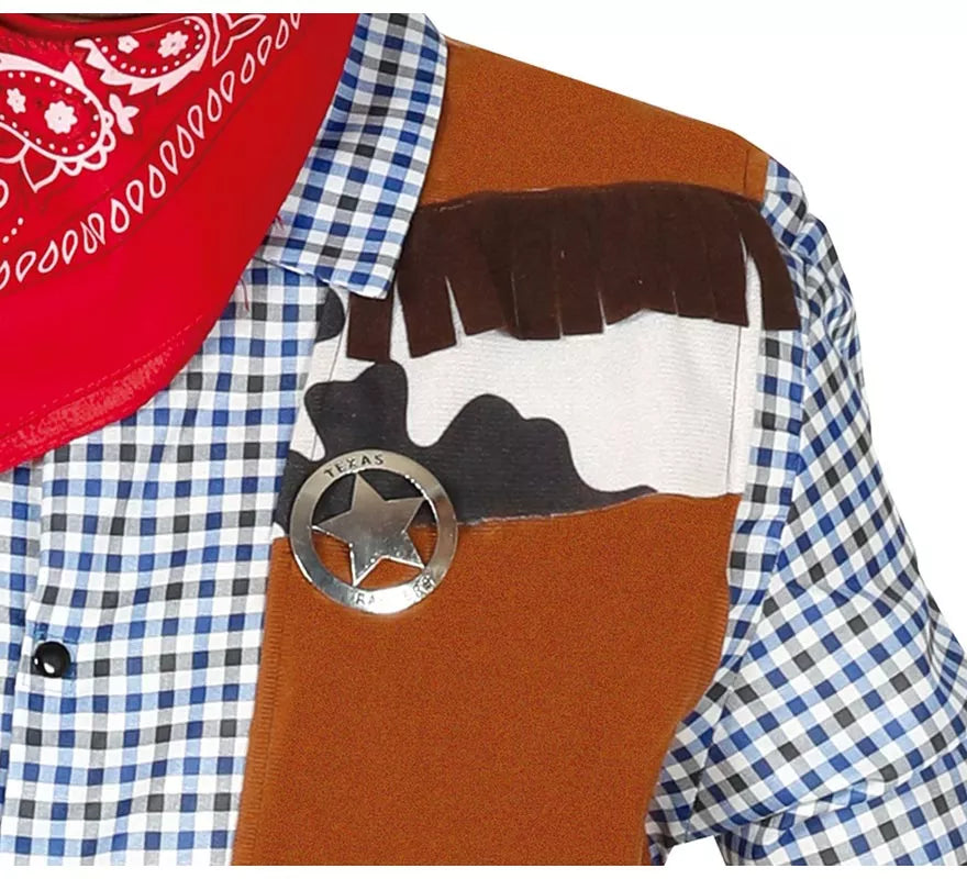 Translation missing: es.Disfraz de Vaquero con Chaleco para hombre