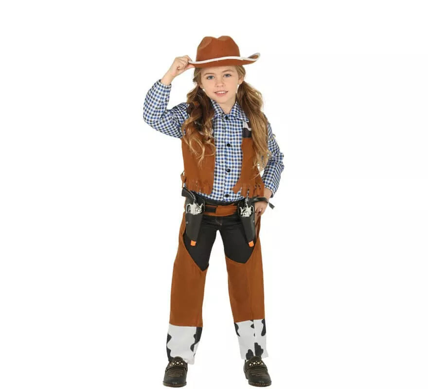 Translation missing: es.Disfraz de Vaquero con Chaleco para niños