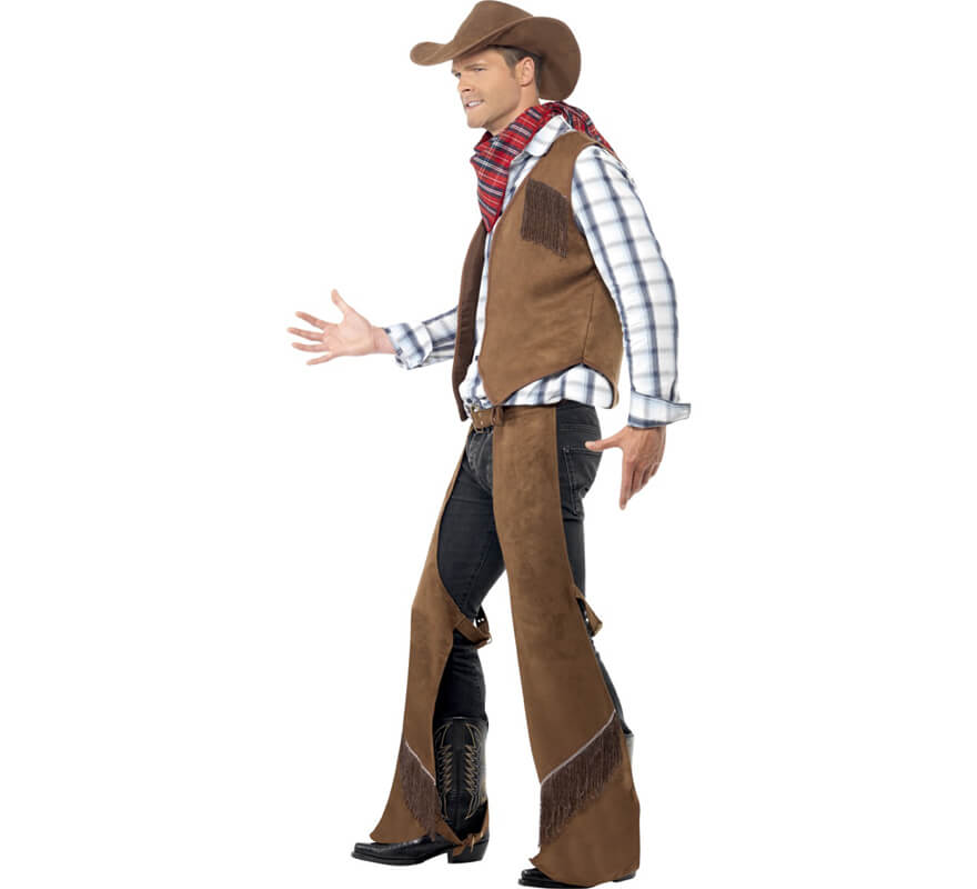 Translation missing: fr.Disfraz de Vaquero con Flecos para hombre