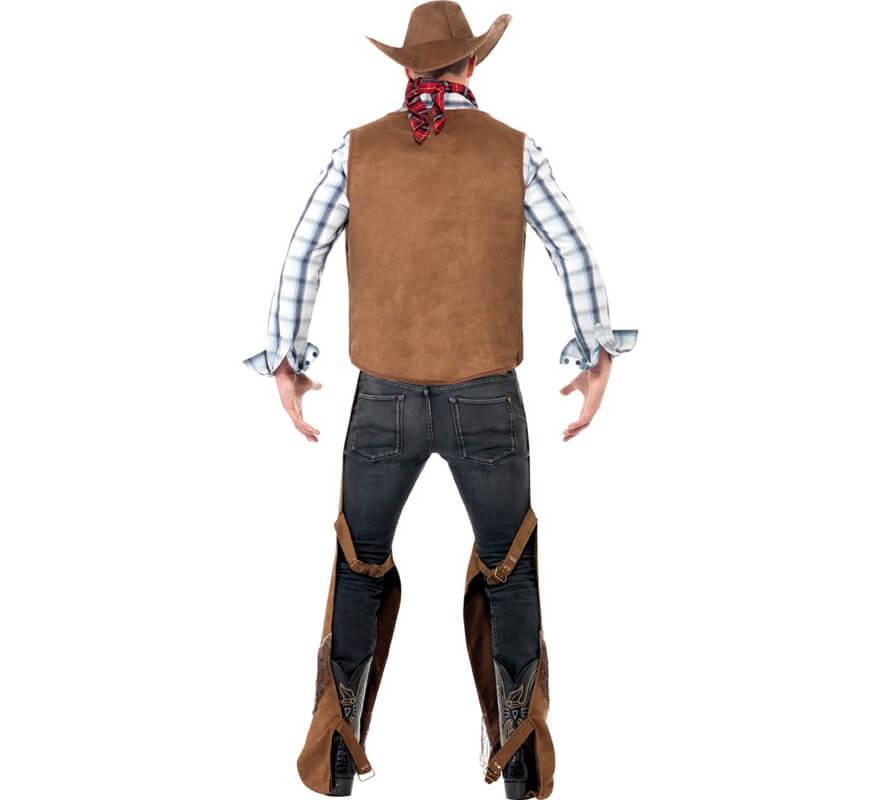 Translation missing: fr.Disfraz de Vaquero con Flecos para hombre