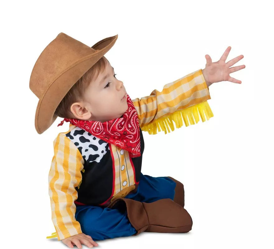 Translation missing: fr.Disfraz de Vaquero con sombrero para bebé y niño