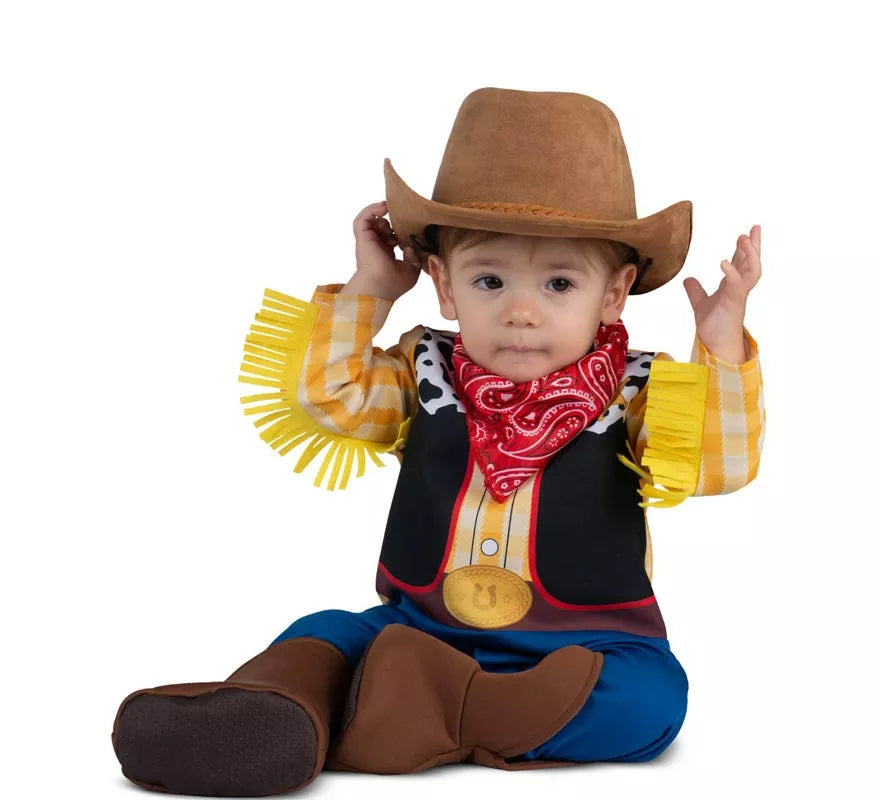 Translation missing: fr.Disfraz de Vaquero con sombrero para bebé y niño
