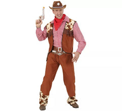 Costume de cowboy à carreaux pour homme