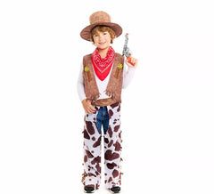 Déguisement western cowboy avec mini-chaps enfant