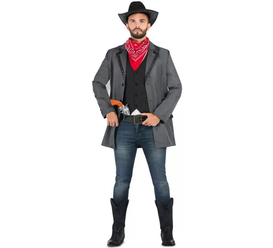 Translation missing: fr.Disfraz de Vaquero Pistolero rebelde para hombre