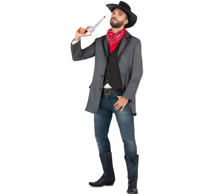 Disfraz de Vaquero Pistolero rebelde para hombre