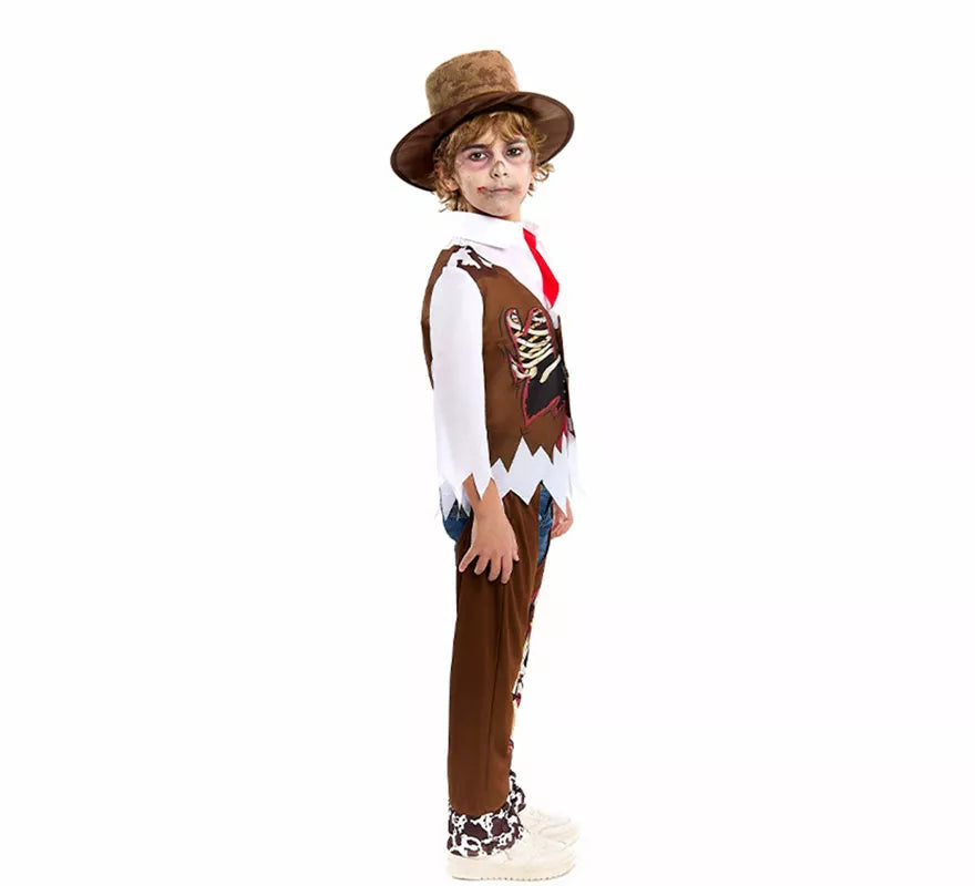 Disfraz de Vaquero Zombie para niño