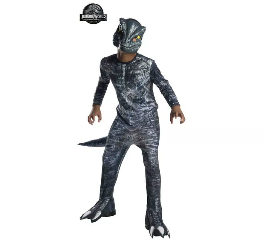 Translation missing: fr.Disfraz de Velociraptor Clásico de Jurassic World para niño