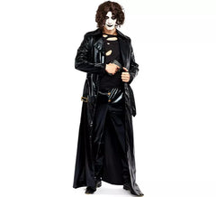 Costume de vengeur corbeau noir pour homme