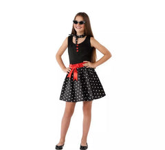 Costume 60s De Filles Noir
