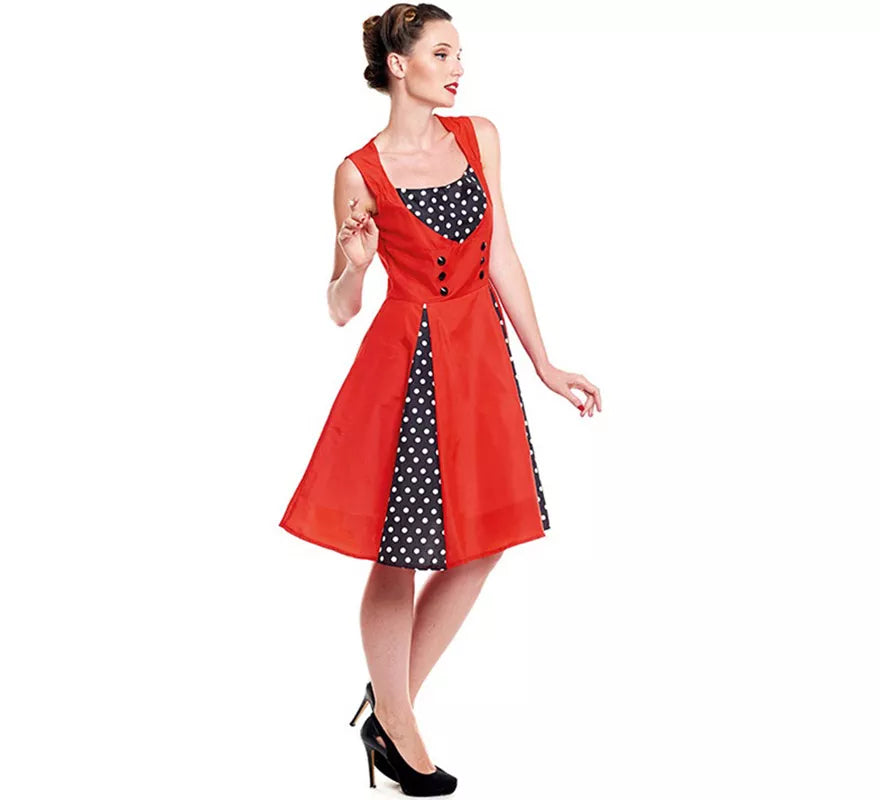 Translation missing: fr.Disfraz de Vestido Rockabilly Años 50 para mujer