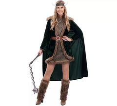 Déguisement Viking de luxe femme