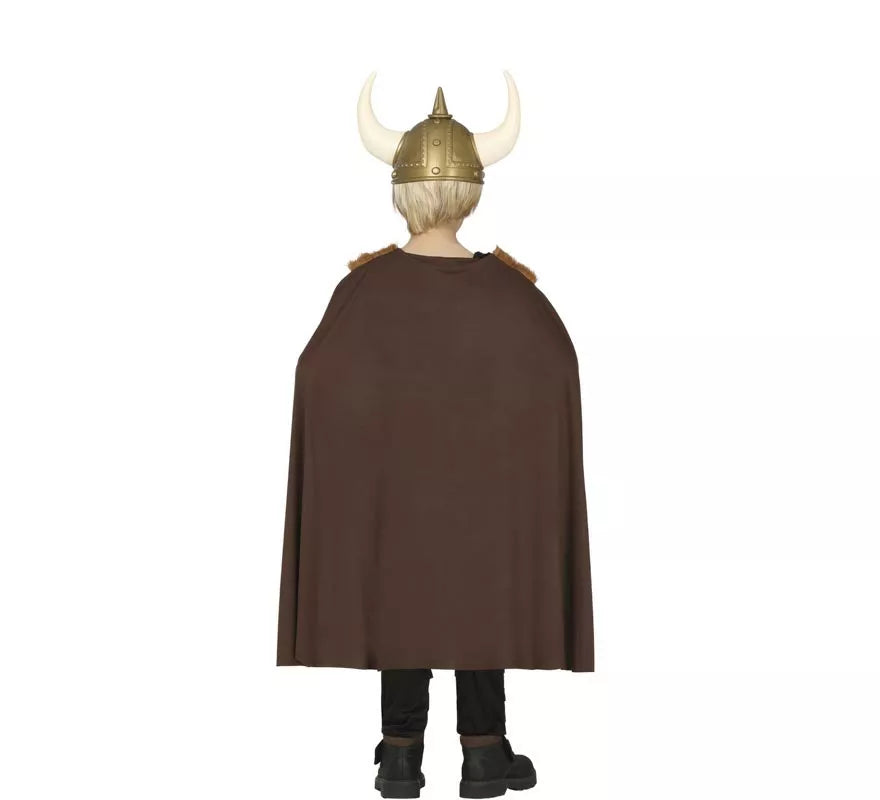 Translation missing: fr.Disfraz de Vikinga marrón para niña