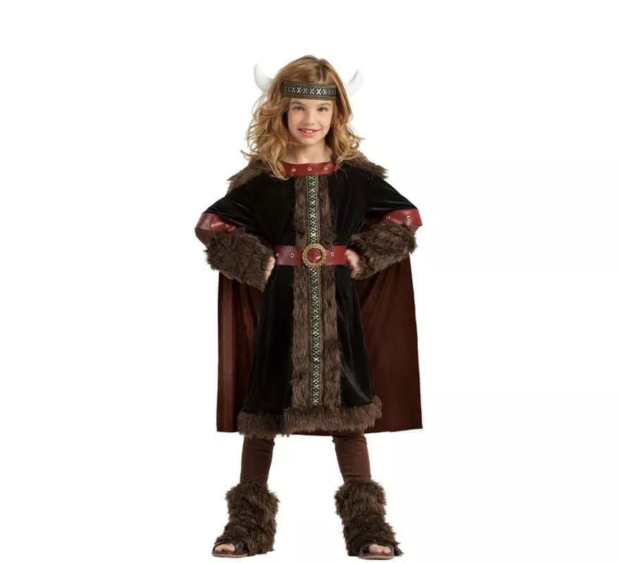 Translation missing: fr.Disfraz de Vikinga Oscura para niña