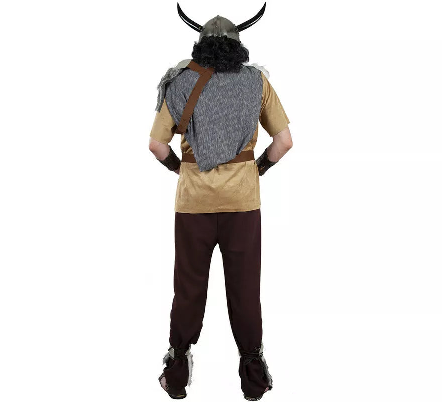 Translation missing: es.Disfraz de Vikingo Gris para hombre