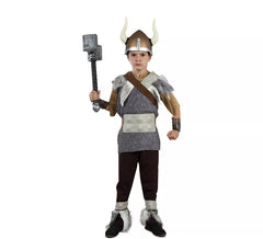 Déguisement Viking gris garçon