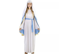 Déguisement Vierge Marie avec cape femme