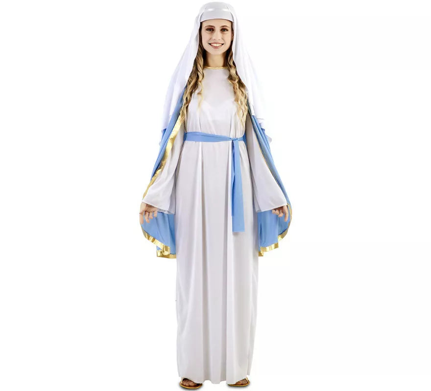 Translation missing: fr.Disfraz de Virgen María con capa para mujer