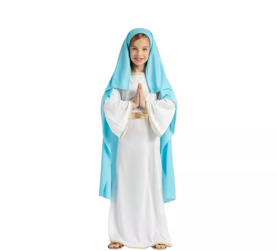 Translation missing: fr.Disfraz de Virgen María con Velo para niña