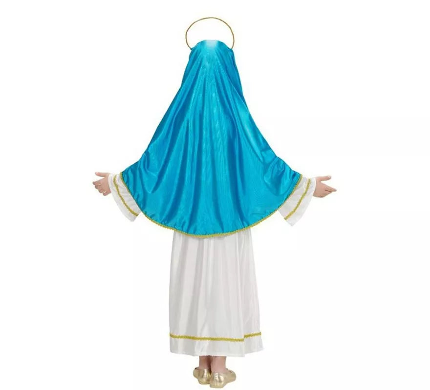Disfraz de Virgen María para niña