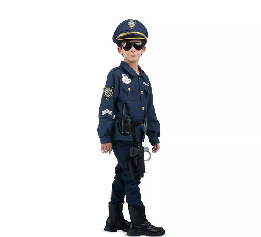 Translation missing: fr.Disfraz de Yo Quiero Ser Policía con walkie-talkie para niños