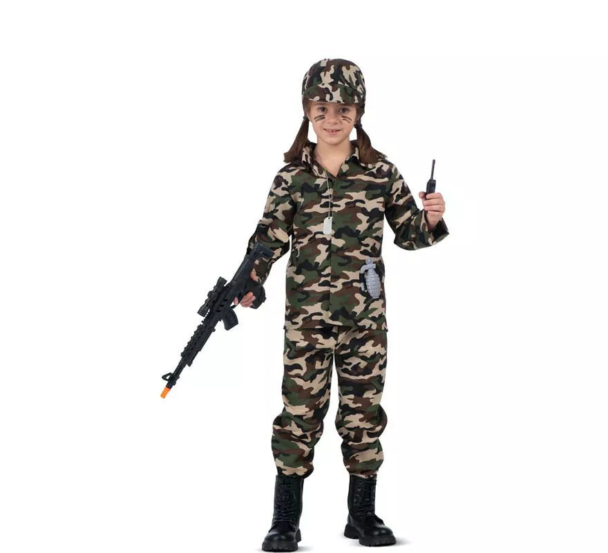 Translation missing: fr.Disfraz de Yo Quiero Ser Soldado con walkie-talkie para niños