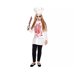 Déguisement de cuisinier zombie fille