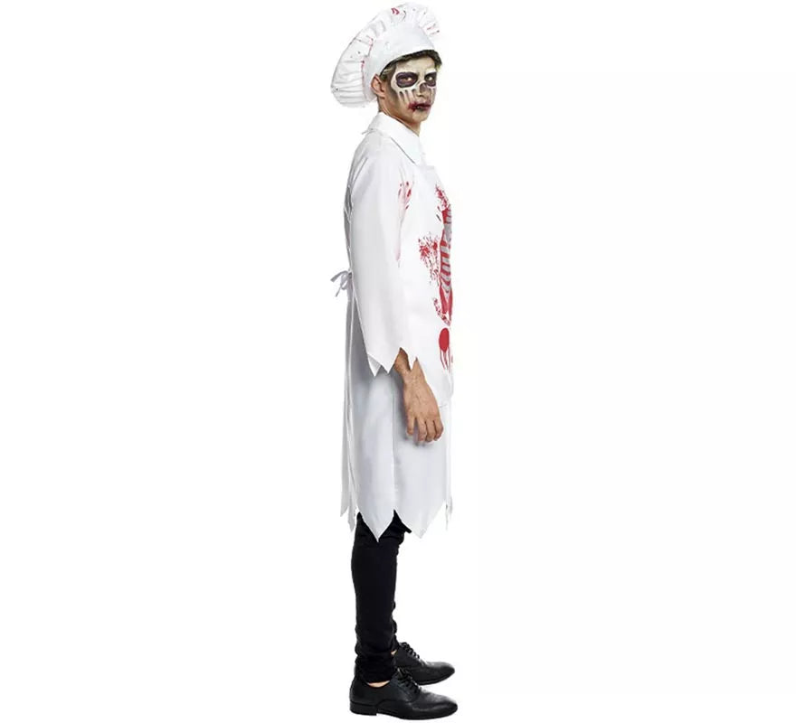 Translation missing: fr.Disfraz de Zombie Cocinero para hombre