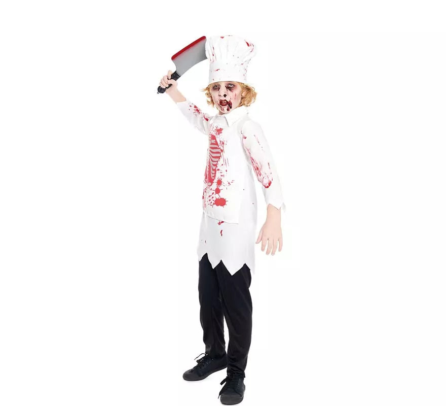 Translation missing: fr.Disfraz de Zombie Cocinero para niño