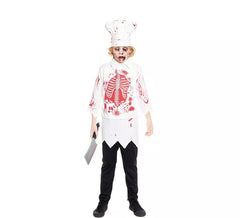 Déguisement de cuisinier zombie garçon